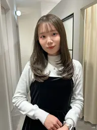 透明感カラー🤍　　　　　　　　　　　　　　　　　　　　お客様のパーソナルカラーと雰囲気に合わせるのが得意です♡