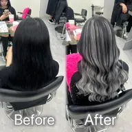 1名様限定❣️ハイライト風シールエクステ80本💖(馴染ませカット付き‪✂︎‬♡)
