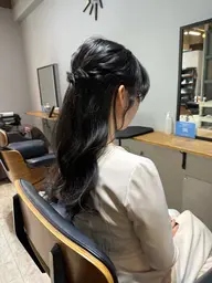 【SNS掲載可の方限定✨】ケアカラー+linkトリートメント+ヘアアレンジ