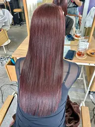 カット➕髪質改善ストレート➕カラー