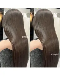 【ご新規様限定のトリートメント付き✨】カット✂️➕髪質改善カラー➕1stepトリートメント➕ヘッドマッサージ付き🌈