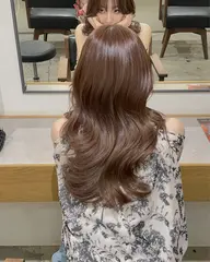 ブリーチ無しカラー＆カット 肩上全体➕1100💙肩下全体➕2200円🩷