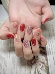 💝[オフ有り]季節向け定額トレンドデザイン『カラー2色以上＋アート』 🩵