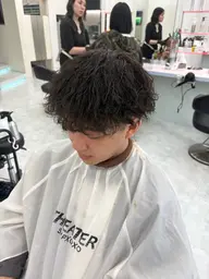 🚀リピーター様メンズ2回目限定🚀【メンズカット＋パーマ＋ヒアルロン酸トリートメント＋炭酸Spa＋ヘアセット