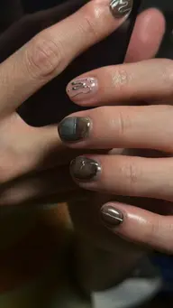 【初回限定割引】オフなし／お任せ10本アート🎨🖼️／お持ち込みデザイン要相談📩(+​〜​2000円)