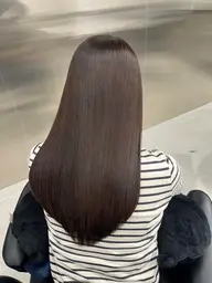 【髪質改善/艶感】プレミアムケアカラー+ULTOWAトリートメント+マイクロバブル