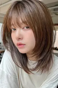 ✨ミディアムレイヤーカット✨ オージュア/炭酸シャンプー、ブロー付き！