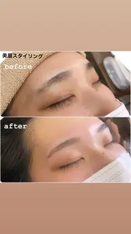 まつ毛パーマ×美眉スタイリング