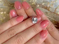 流行りのワンカラー+ビジュVカットor埋め尽くし1本♪【ケア、オフ込み】¥7000→¥6000