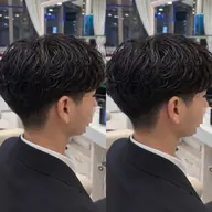 【無造作×ダメージレス🌀】★メンズカット＋シャドウパーマ＋ケア剤¥13,000→¥7,700