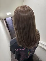 【★育てるカラー★】赤み消しワンカラー+艶トリートメント