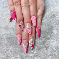 オーダーデザイン(ジェルオフ込)、長さだし10本