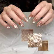 【10本チップ長さ出し】ちゅるキラ✨マグネット・フラッシュ🪄︎︎初めての方、オフィスネイルにも◎オフケア込み