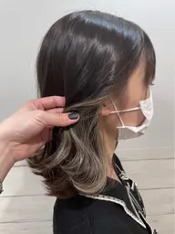 【やっぱりかわいい💕︎】インナーカラー(ポイントブリーチ込)+フルカラー+3stepトリートメント✨