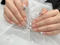 ‎⟡ᯓマグネットグラデーション（ベースカラーあり）‎ᯓ⟡【オフあり】🖤🩶🤍＋¥330でフィルインオフも可