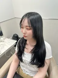 🇰🇷艶髪韓国レイヤー🇰🇷トレンド韓国レイヤーカット+HITA髪質改善トリートメント👑 ハッシュカット