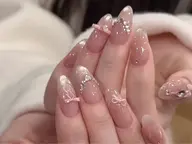 🦋120分持ち込みデザイン 🌸シール、500円以内のパーツつけ放題 ❣️ソフトジェルオフなし あり500円