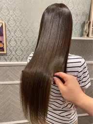 🤍サラツヤ縮毛矯正+3stepトリートメント🖤