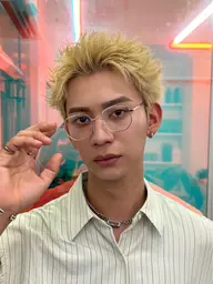 【スパイキーショート限定カットブリーチカラー込】ハイトーンスパイキーショート