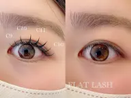 【フラットラッシュ】ナチュラルデザインコース（120本）¥4,750