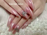 【チップ長出し】ミニモ限定メニュー✨チップ長さ出しワンカラー／ラメグラデーション＋パーツ2個🩷