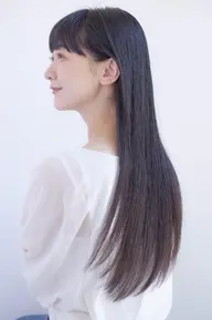 自然な仕上がりの縮毛矯正&ディレクターカット＋ナノトリートメント[ロング料金込]