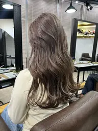 【🌿リピーター様🌿】透明感カラー+デザインカット¥12980