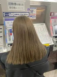 全頭ブリーチ+カラー+キューティクル補修トリートメント🌙