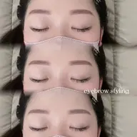 アイブロウスタイリング＆カラー🪄︎︎✨