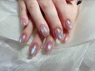 【上品シンプル】マグネット＆オーロラネイル¥6900