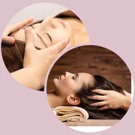 【男女共通人気NO.3】上半身ケア＋小顔コルギ+ドライヘッド 80分  6,500円