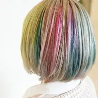 ★🌈ネオンビビットカラー(ユニコーンなど)デザインカラー★&トリートメント18000円(土日祝は+2000円)