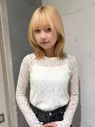 👱‍♀️ブリーチカラー + 水トリートメント