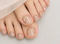 【初めてのフットにおすすめ】フットネイル シンプルコース¥6500