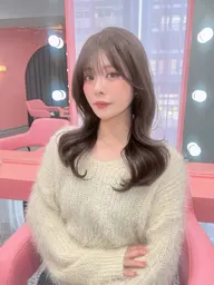 【人気度⭐️⭐️⭐️⭐️⭐️】当日学生限定平日限定似合わせカット➕透明感たっぷりケアカラー➕超音波トリートメント