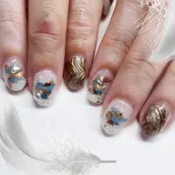 【何度でも同価格】オフ🈶アートorパーツ6本ネイル【minimo限定特別価格】