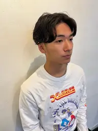 メンズカット＋毛流れパーマ👦🏻