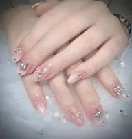 ケア＋グラデーション+パーシ＋２本アート