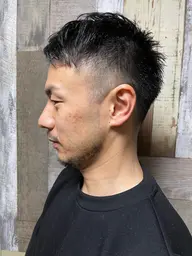 3回目以降のお客様(メンズのみ)カット➕癒しのシェービング(顔剃り、眉毛カット)➕極上炭酸ヘッドスパ