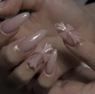 [チップスカルプ] 🔥SNS爆人気ワンカラー+クロムパーツ2個🔥