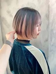 《インナーカラー》ケアブリーチ＋ケアカラー