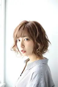 【🎵レディースショート​〜​ボブ🎵】カット+デジタルパーマ