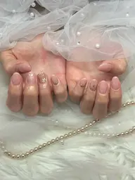 【オフなし】【ネイルモデル】ハンドジェル持ち込みアート4本