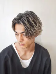 【メンズ限定】🌿メンズカット＋カラー＋ReFaウルトラファインバブル＋《頭皮ケアor眉カット付き♪どちらか選択》🌿