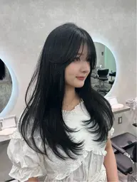 【🫧赤みが気になる方🫧】韓国トレンドカット➕艶カラー➕1stepトリートメント💕¥7,900