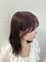 ✨️透明感ワンカラー+デザインカット