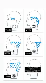 カット×インナーカラー(インナーの幅で料金変わります)×5stepトリートメント