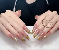 【チップ長さ出し10本】ガラスフレンチ・ミラーフレンチ　¥9980→¥8980