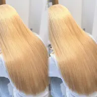 【髪質改善🍀】ブリーチ毛専用縮毛矯正+高保湿3stepトリートメント⭐️