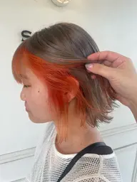 【カットなし🦭💛】デザインカラー(アンブレラカラーなど)＋トリートメント「シャンプー込」🌊